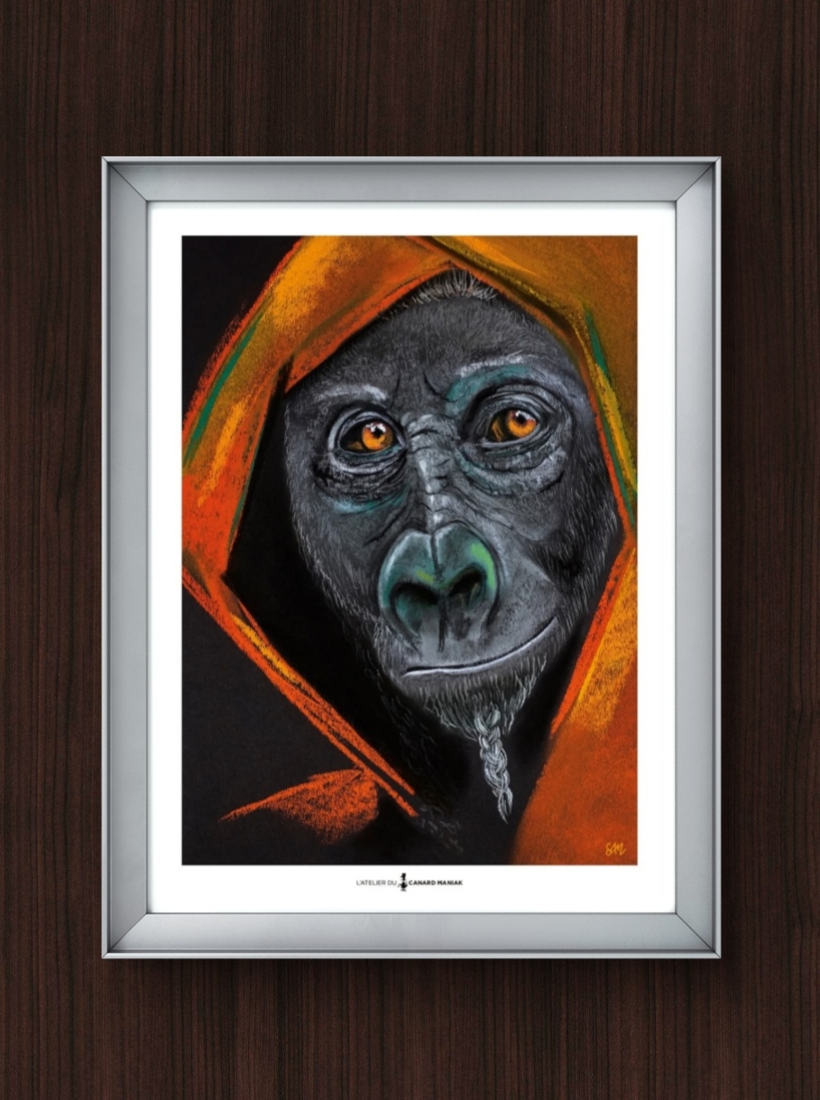 Affiche "Gorille Orange" – Image 2