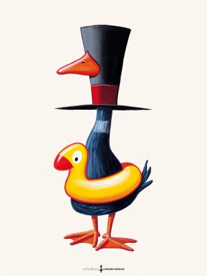Affiche "Canard Maniak et sa bouée"