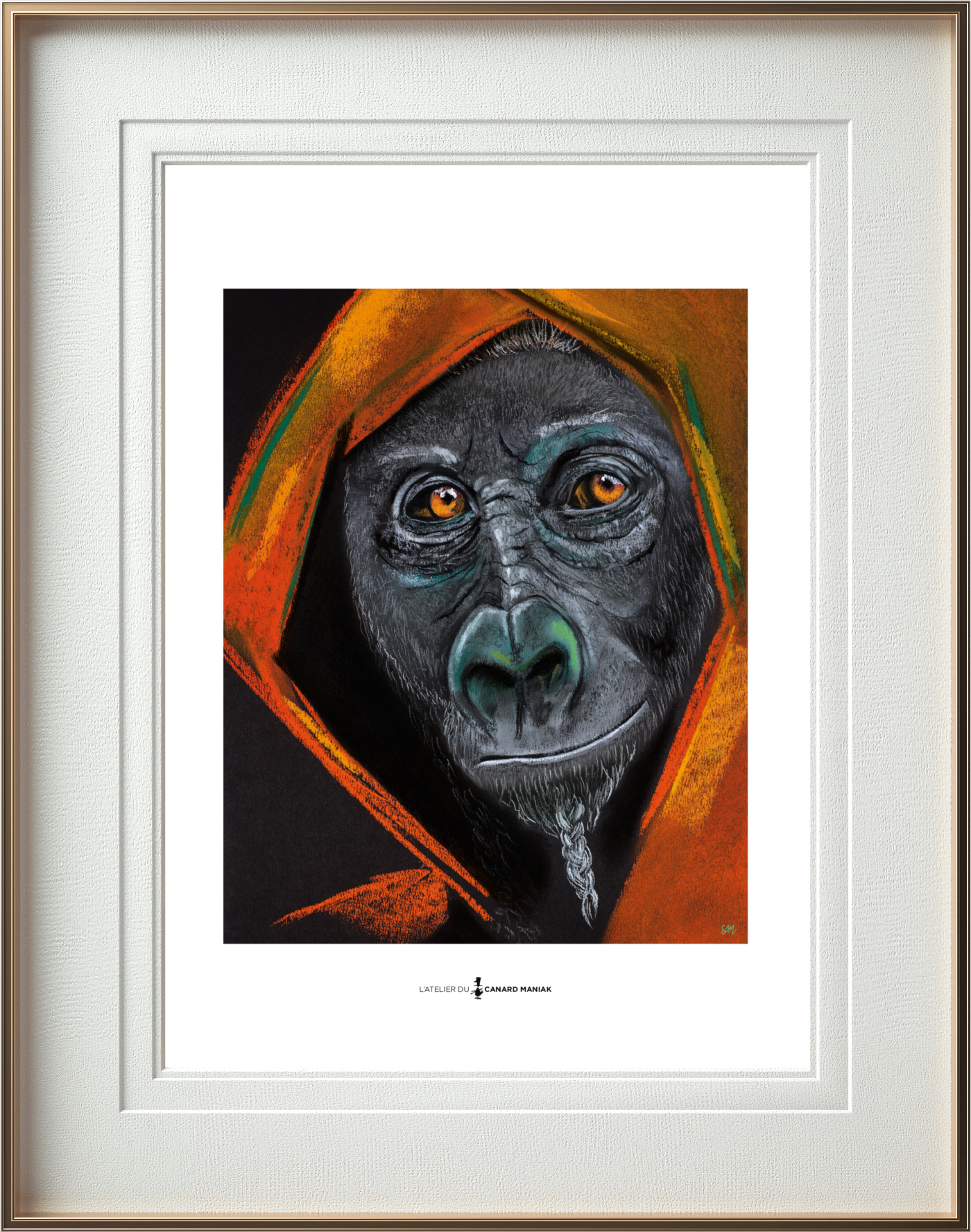 Affiche "Gorille Orange" – Image 3